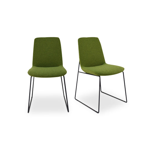 Moes Home Dining Chairs Ruth Green Contemporary Furniture