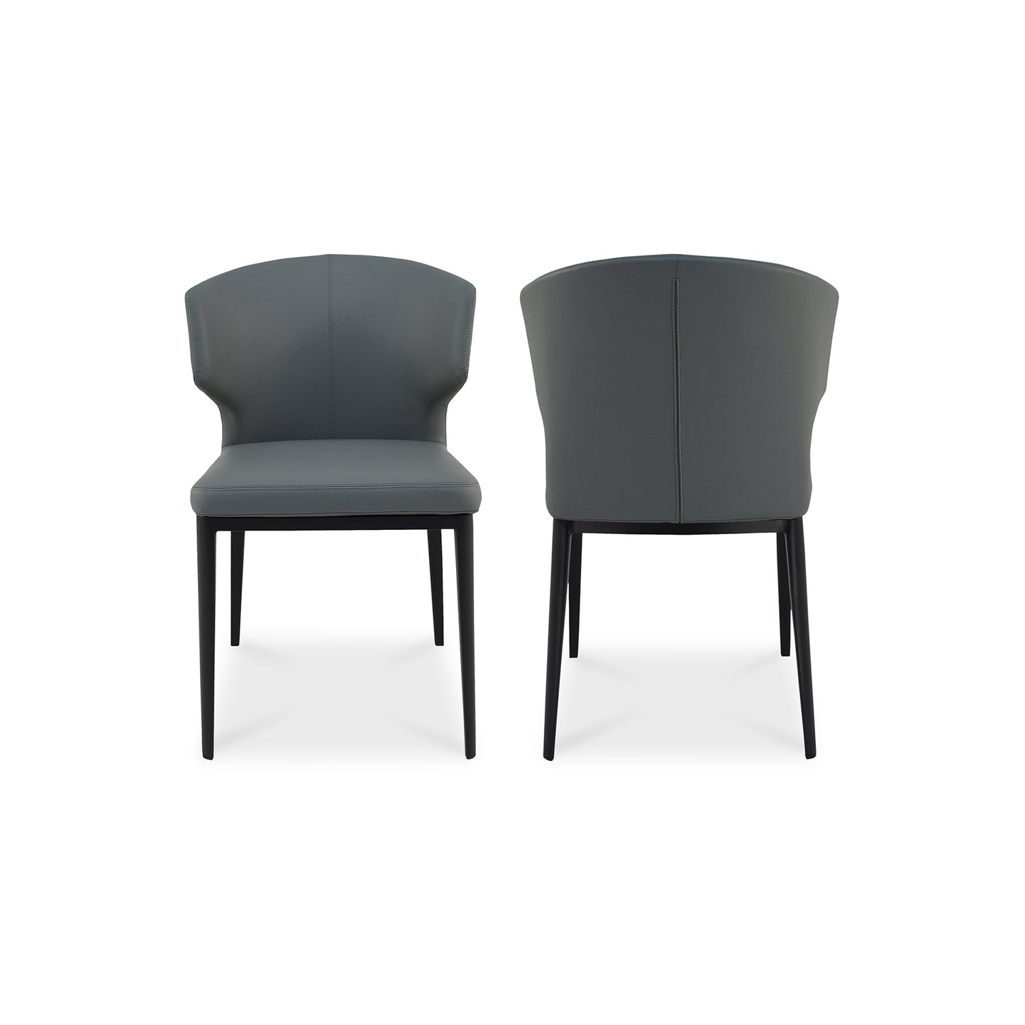 Moes Home Dining Chairs Delaney Grey Contemporary Furniture