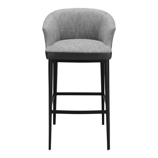 Moes Home Bar Stools Beckett Grey Contemporary Furniture