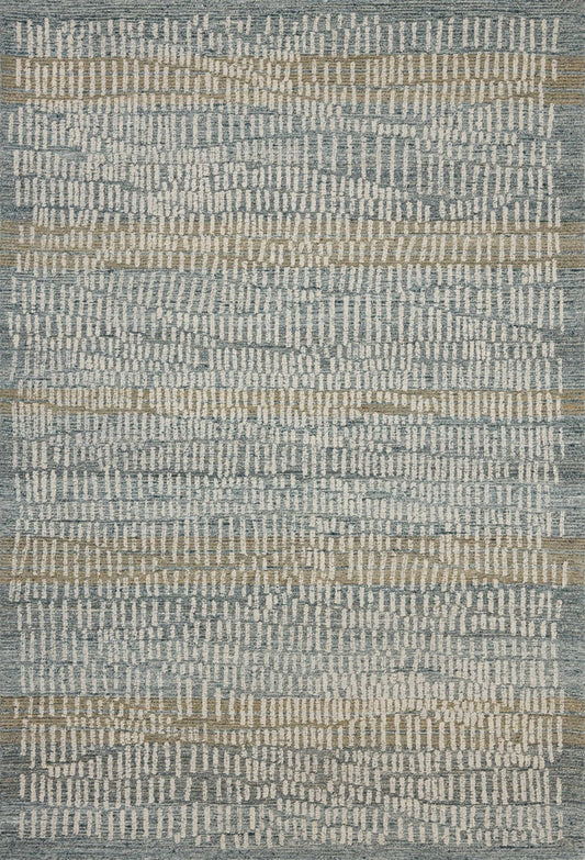 Loloi Elias ELA - 02 Ocean Oatmeal Contemporary Hand Tufted Rug - Rugs - Loloi - Atlanta Designer Rugs