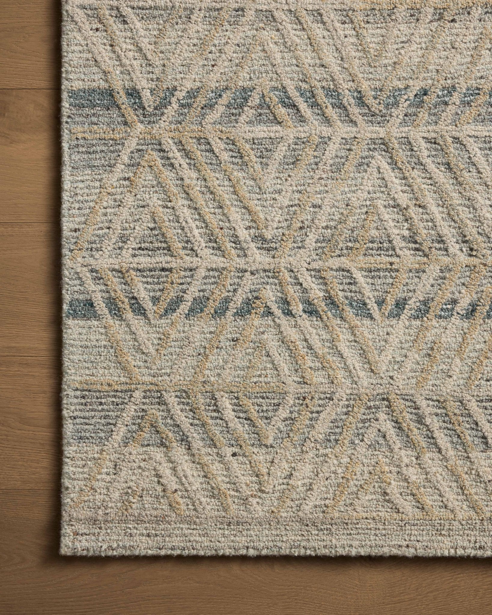 Loloi Elias ELA - 04 Fog Natural Contemporary Hand Tufted Rug - Rugs - Loloi - Atlanta Designer Rugs