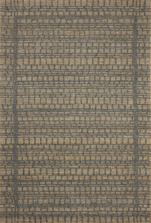 Loloi Elias ELA - 05 Wheat Charcoal Contemporary Hand Tufted Rug - Rugs - Loloi - Atlanta Designer Rugs