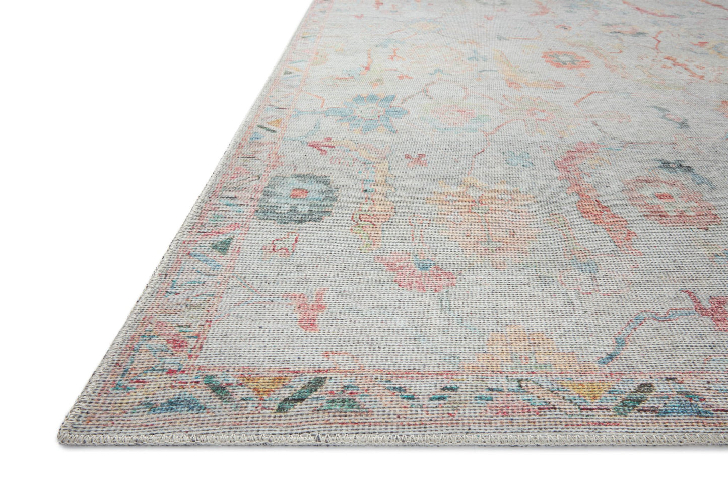 Loloi II Elysium ELY - 01 Pebble Multi Traditional Power Loomed Rug - Rugs - Loloi II - Atlanta Designer Rugs