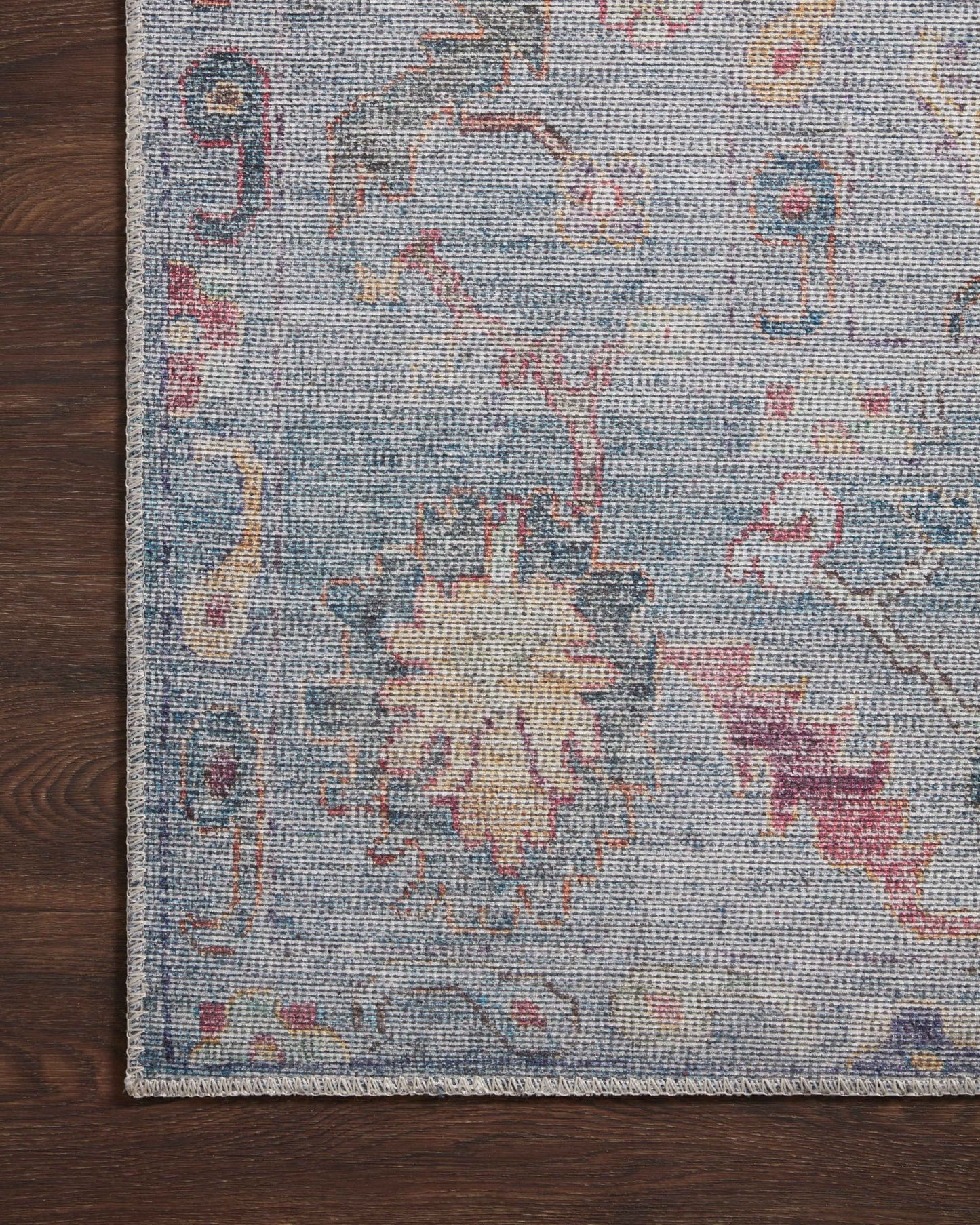 Loloi II Elysium ELY - 04 Denim Multi Traditional Power Loomed Rug - Rugs - Loloi II - Atlanta Designer Rugs