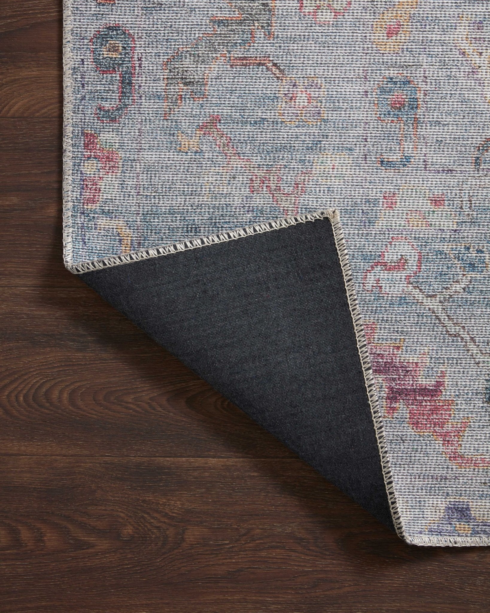 Loloi II Elysium ELY - 04 Denim Multi Traditional Power Loomed Rug - Rugs - Loloi II - Atlanta Designer Rugs