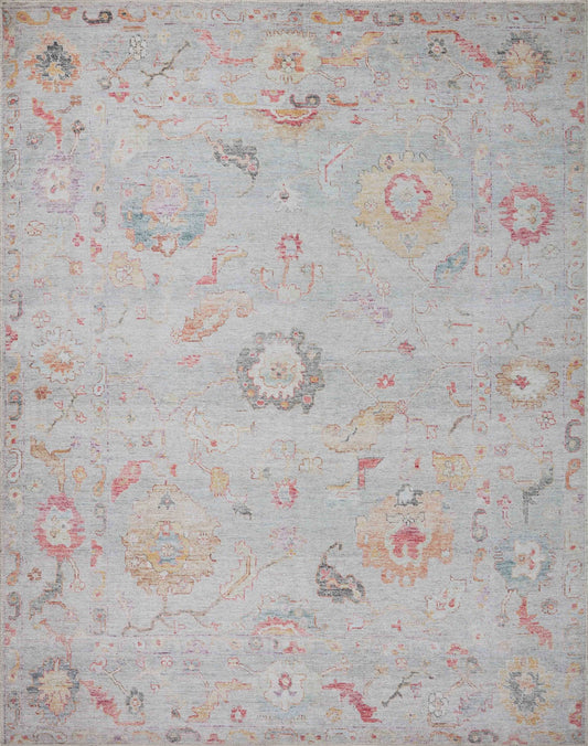 Loloi II Elysium ELY - 04 Silver Multi Traditional Power Loomed Rug - Rugs - Loloi II - Atlanta Designer Rugs