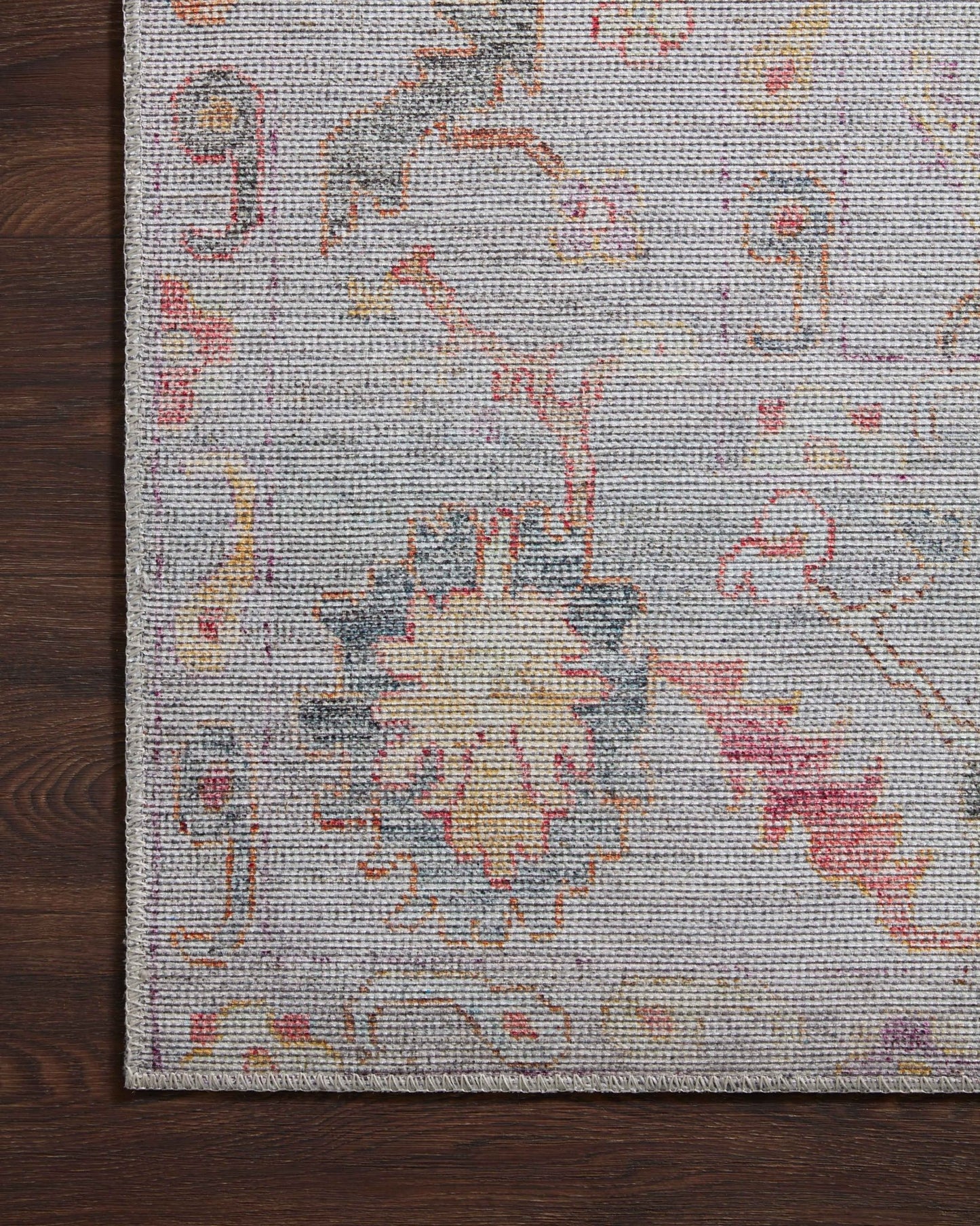 Loloi II Elysium ELY - 04 Silver Multi Traditional Power Loomed Rug - Rugs - Loloi II - Atlanta Designer Rugs