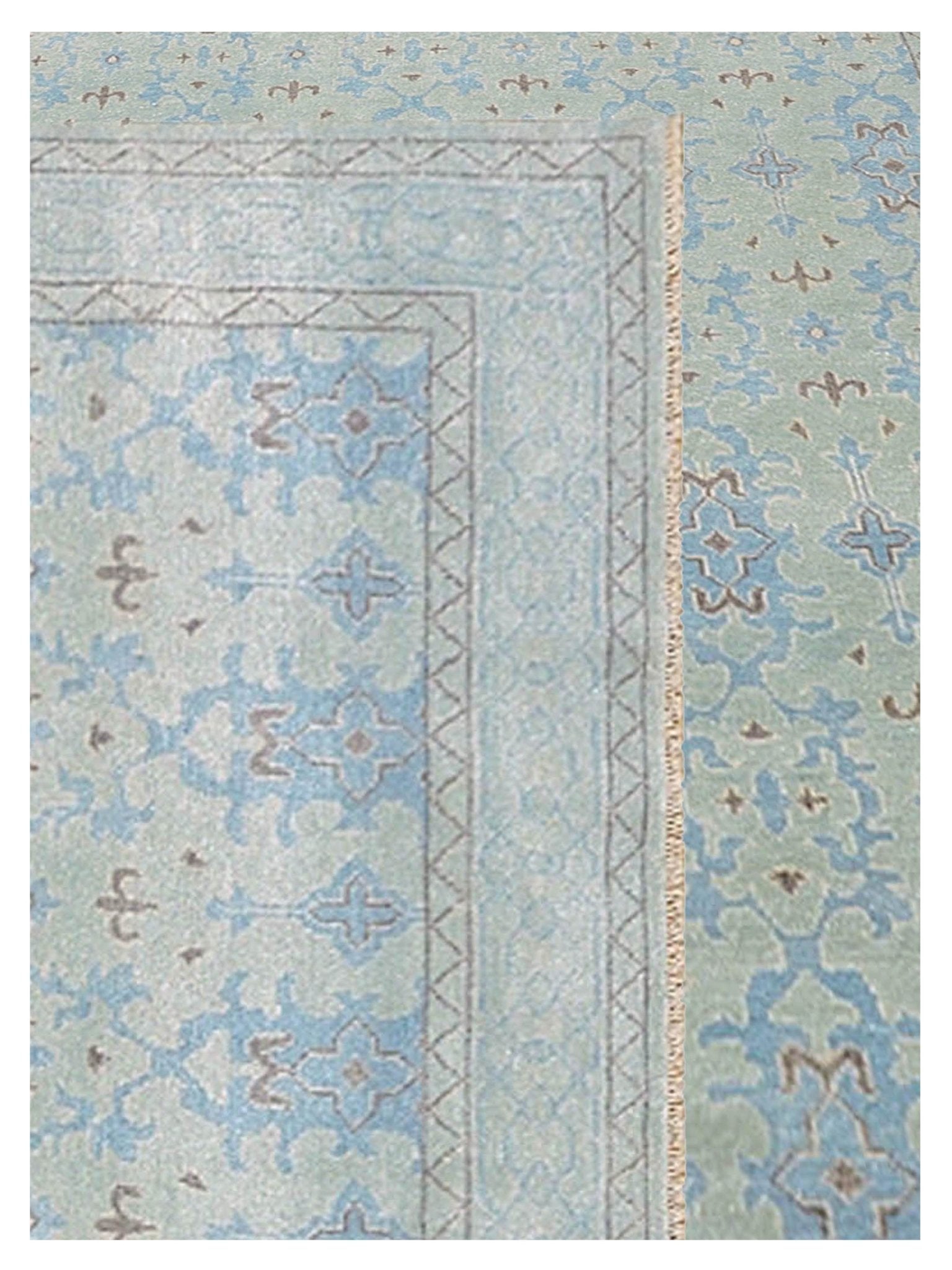 Artisan Uma Lt.Blue Traditional Knotted Rug - Rugs - Artisan - Atlanta Designer Rugs