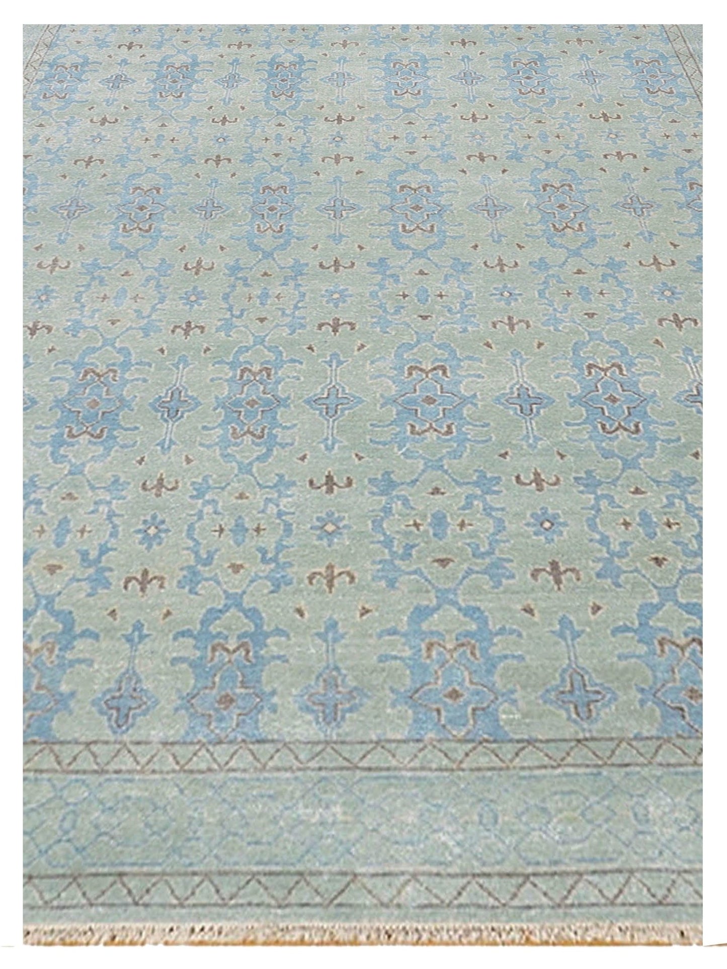 Artisan Uma Lt.Blue Traditional Knotted Rug - Rugs - Artisan - Atlanta Designer Rugs