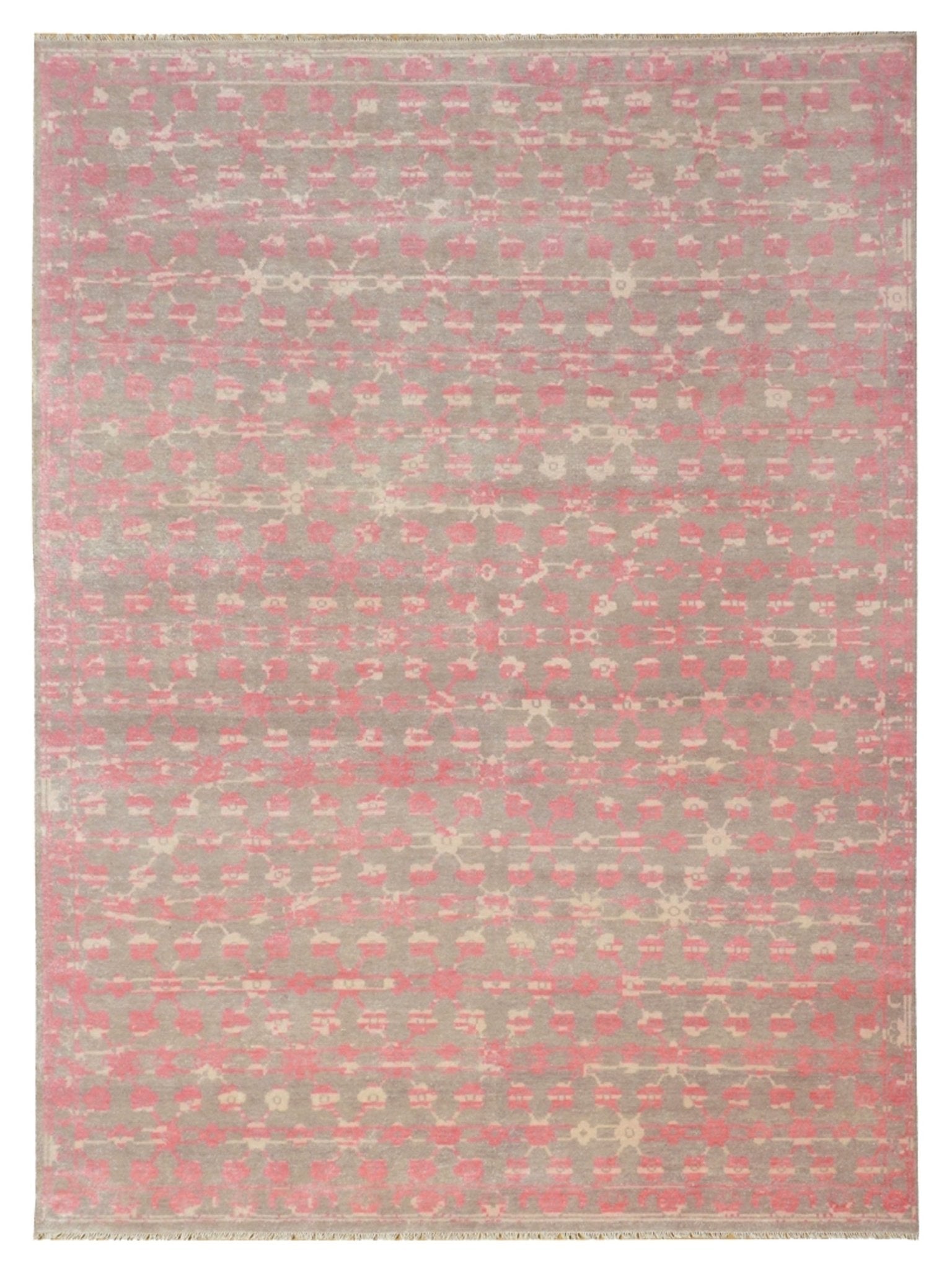 Artisan Uma Pink Transitional Knotted Rug - Rugs - Artisan - Atlanta Designer Rugs