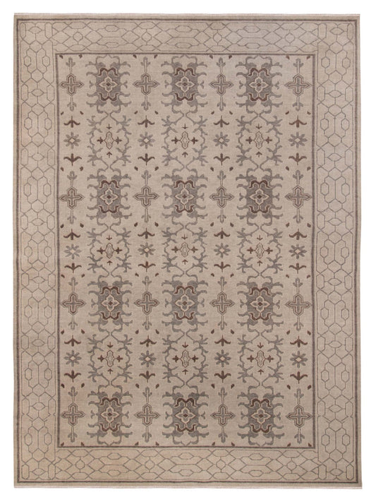 Limited EMRALD EM - 207 TAUPE Traditional Knotted Rug - Rugs - Limited - Atlanta Designer Rugs