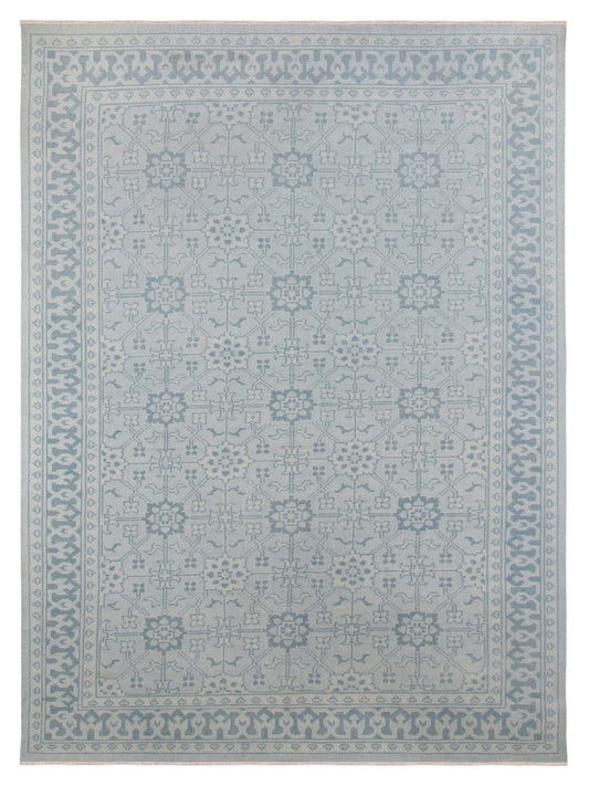 Limited EMRALD EM - 209 Sky Blue Traditional Knotted Rug - Rugs - Limited - Atlanta Designer Rugs