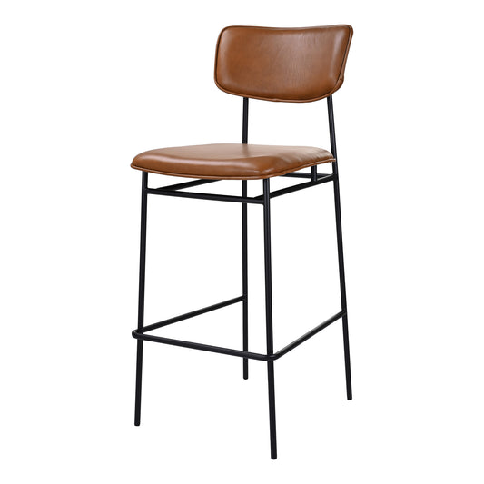 Moes Home Bar Stools Sailor Brown Modern Furniture