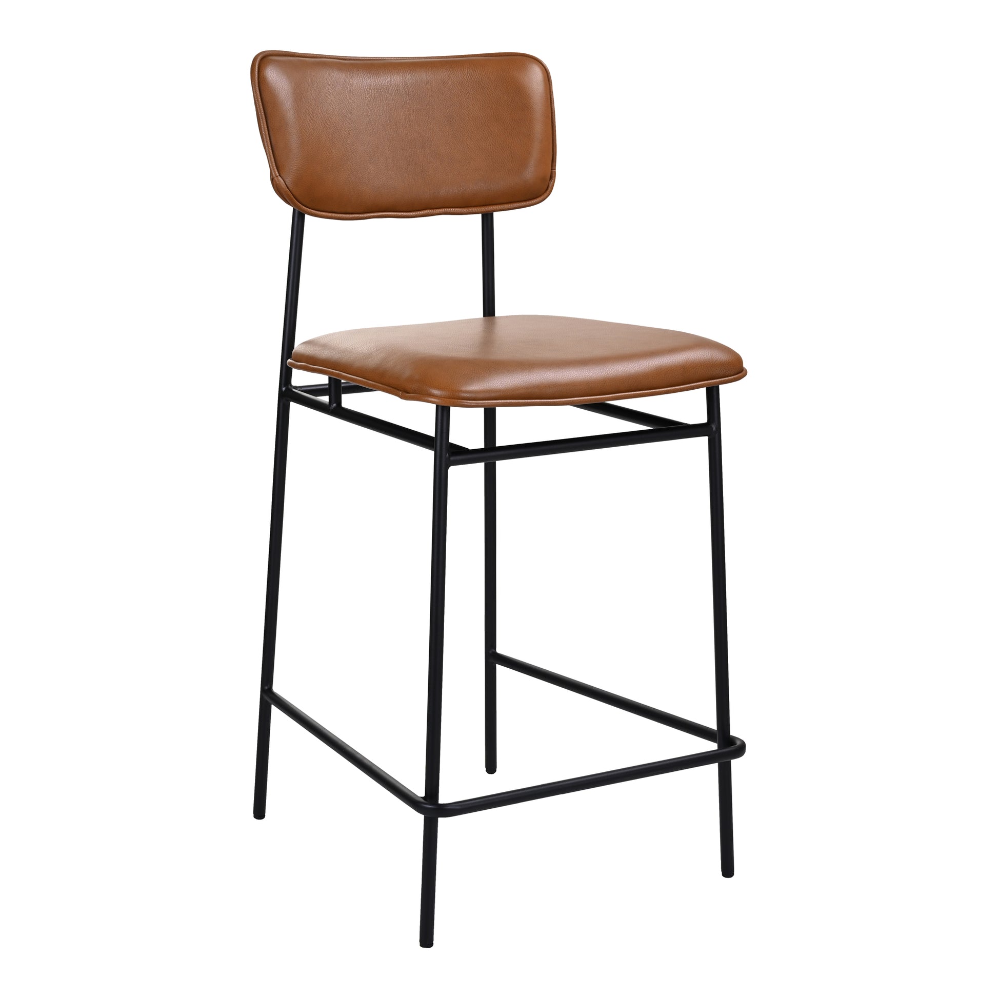 Moes Home Counter Stools Sailor Brown Modern Furniture