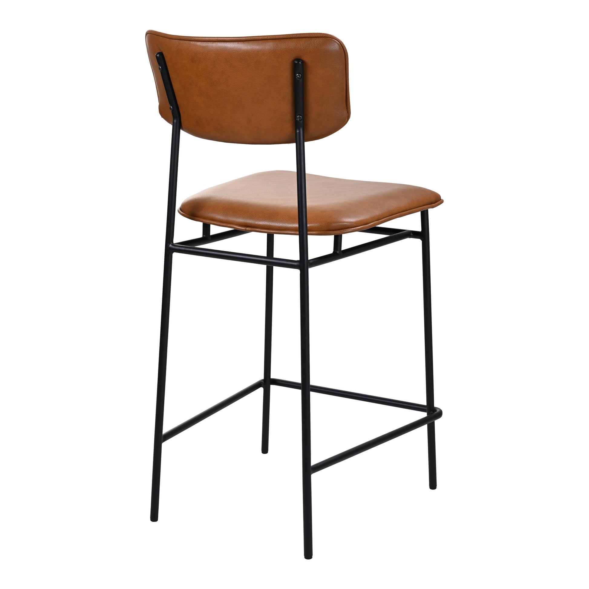 Moes Home Counter Stools Sailor Brown Modern Furniture