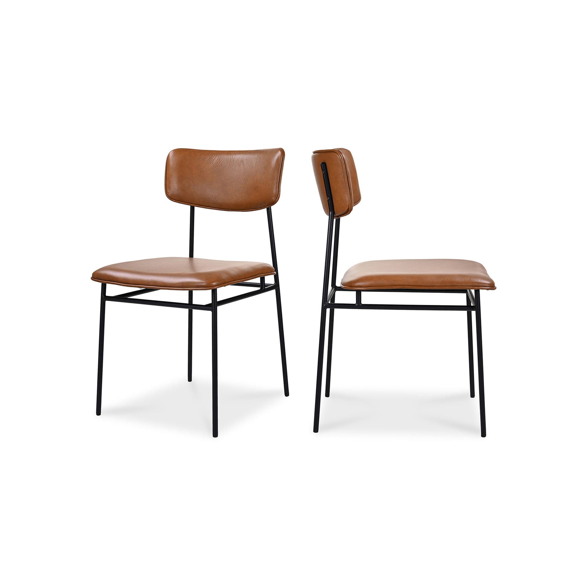 Moes Home Dining Chairs Sailor Brown Modern Furniture