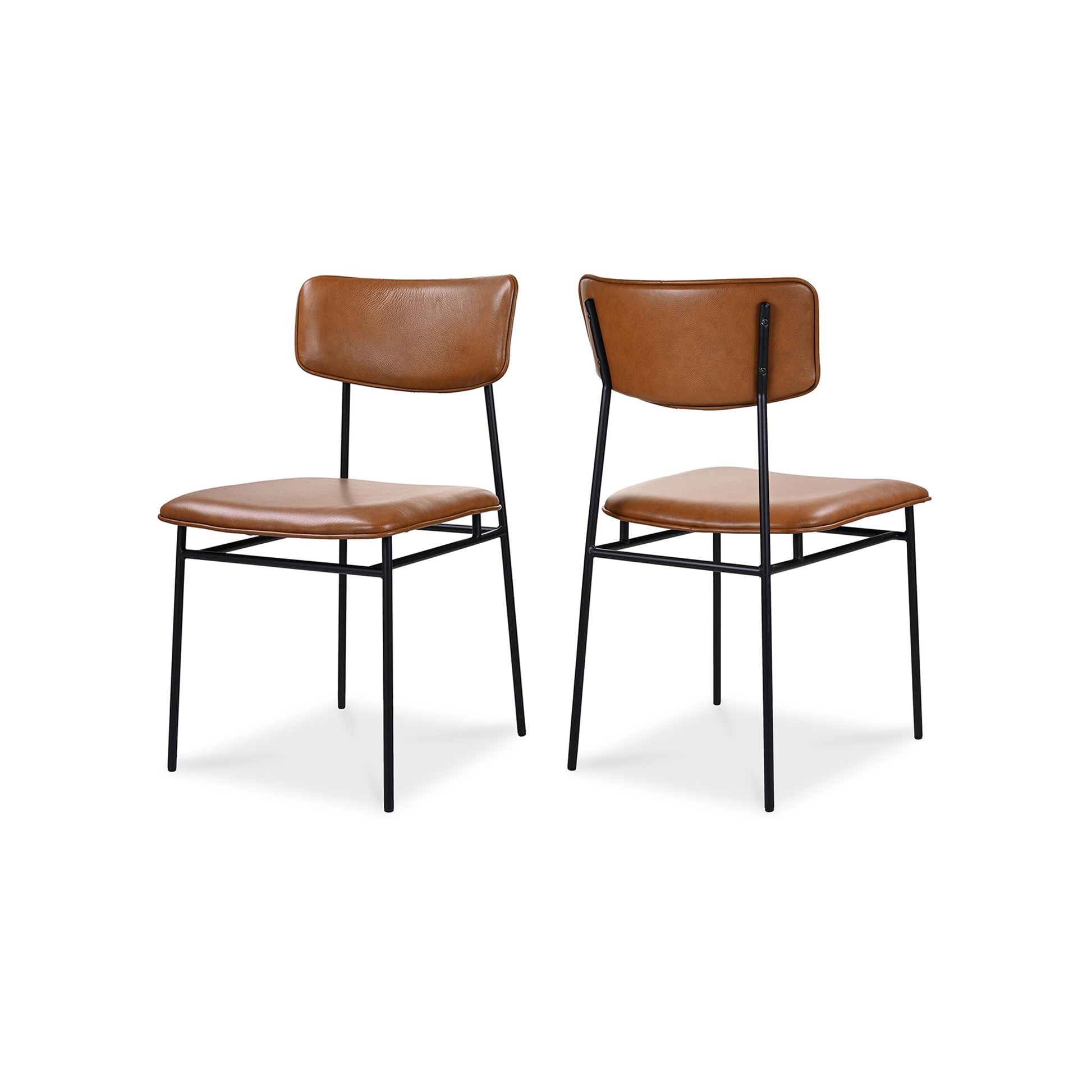 Moes Home Dining Chairs Sailor Brown Modern Furniture