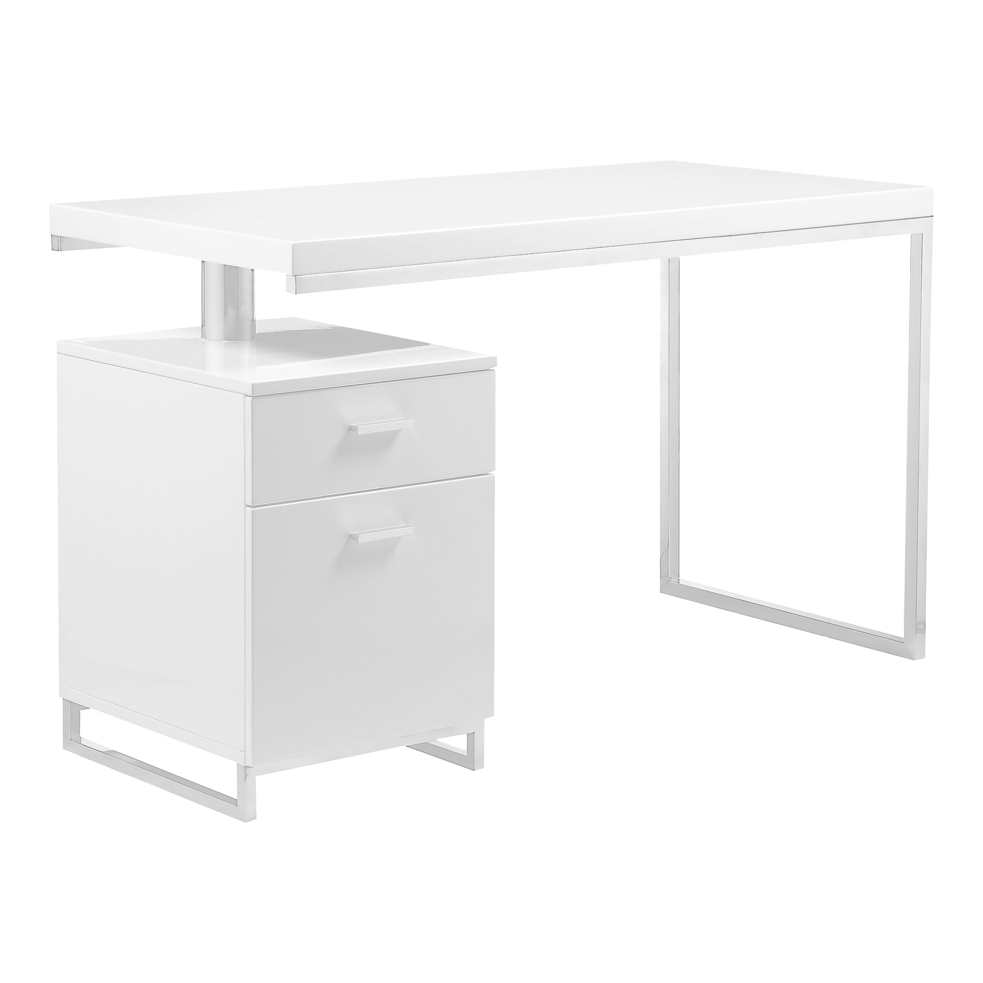 Moes Home Desks Martos White Modern Furniture