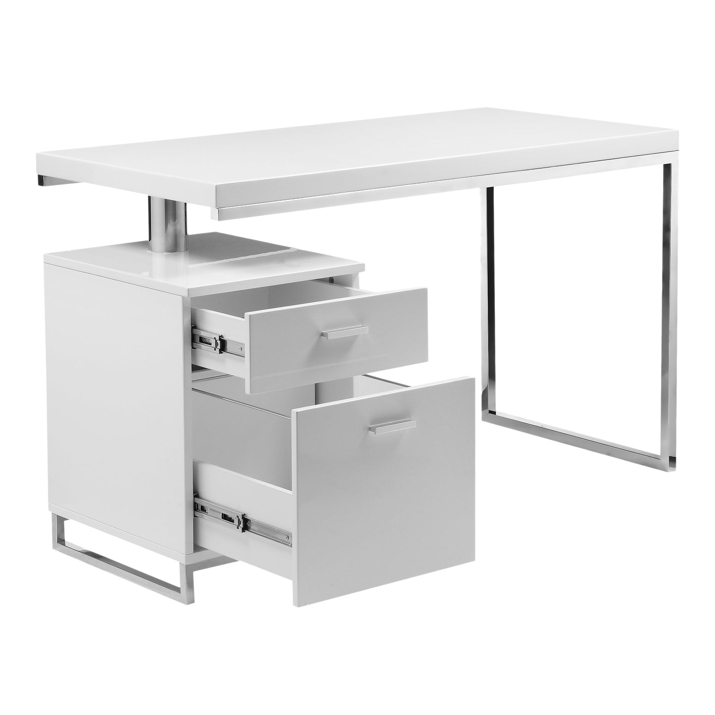 Moes Home Desks Martos White Modern Furniture