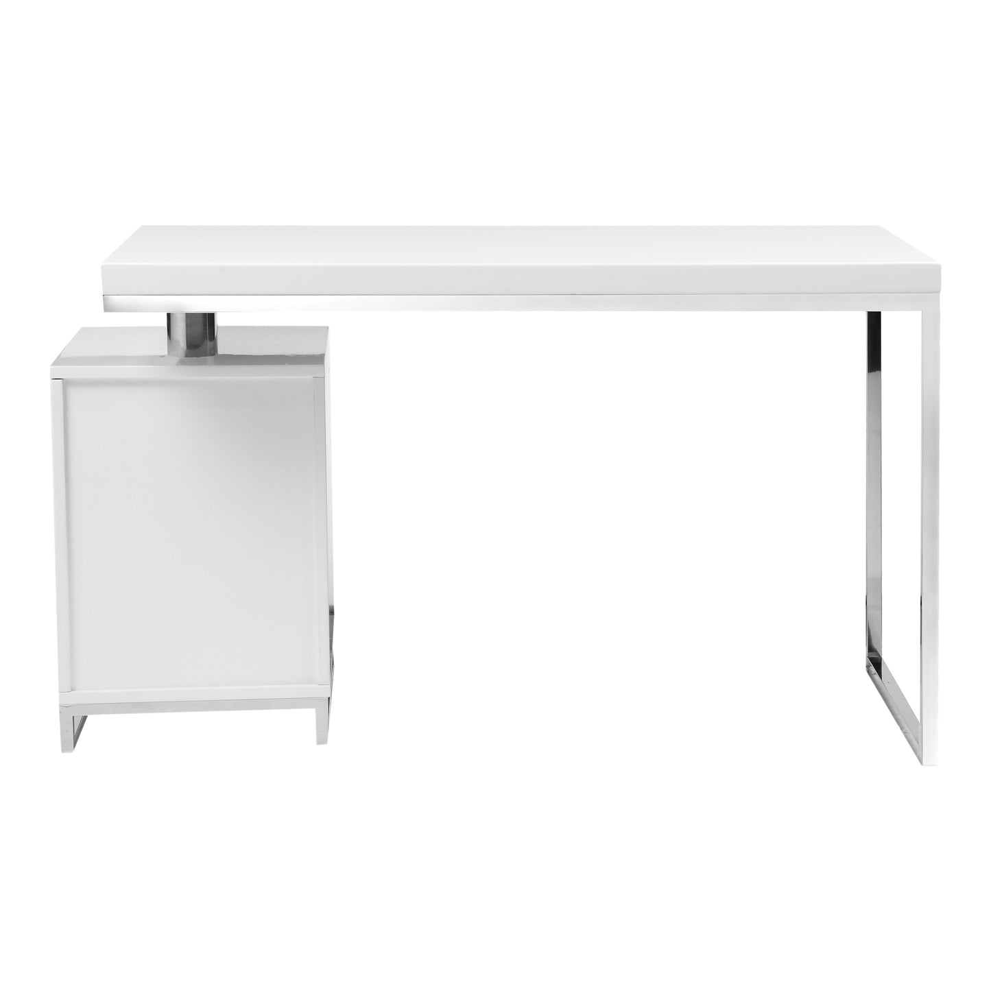 Moes Home Desks Martos White Modern Furniture