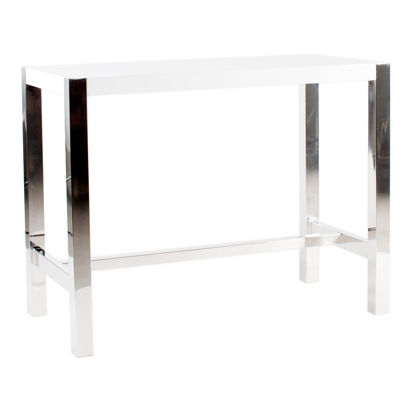 Moes Home Counter Tables Riva White Modern Furniture