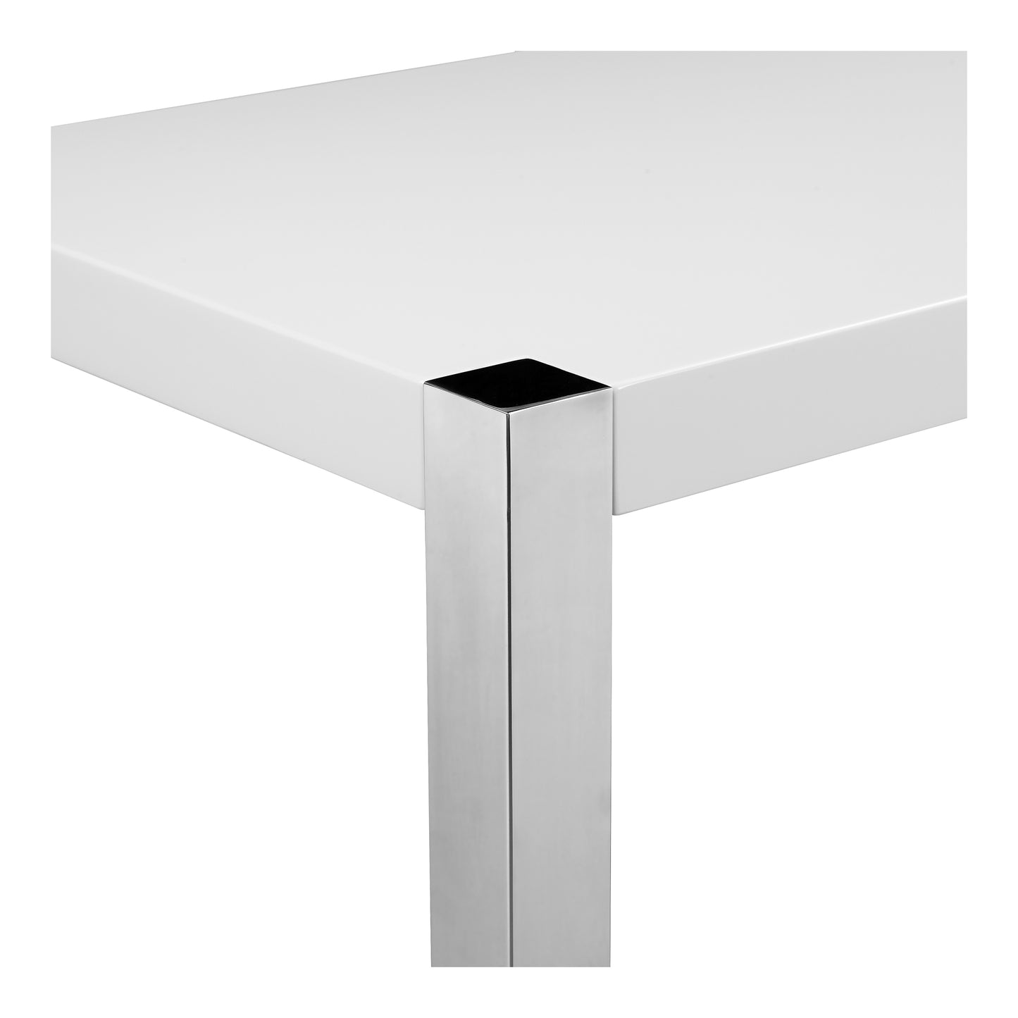 Moes Home Counter Tables Riva White Modern Furniture