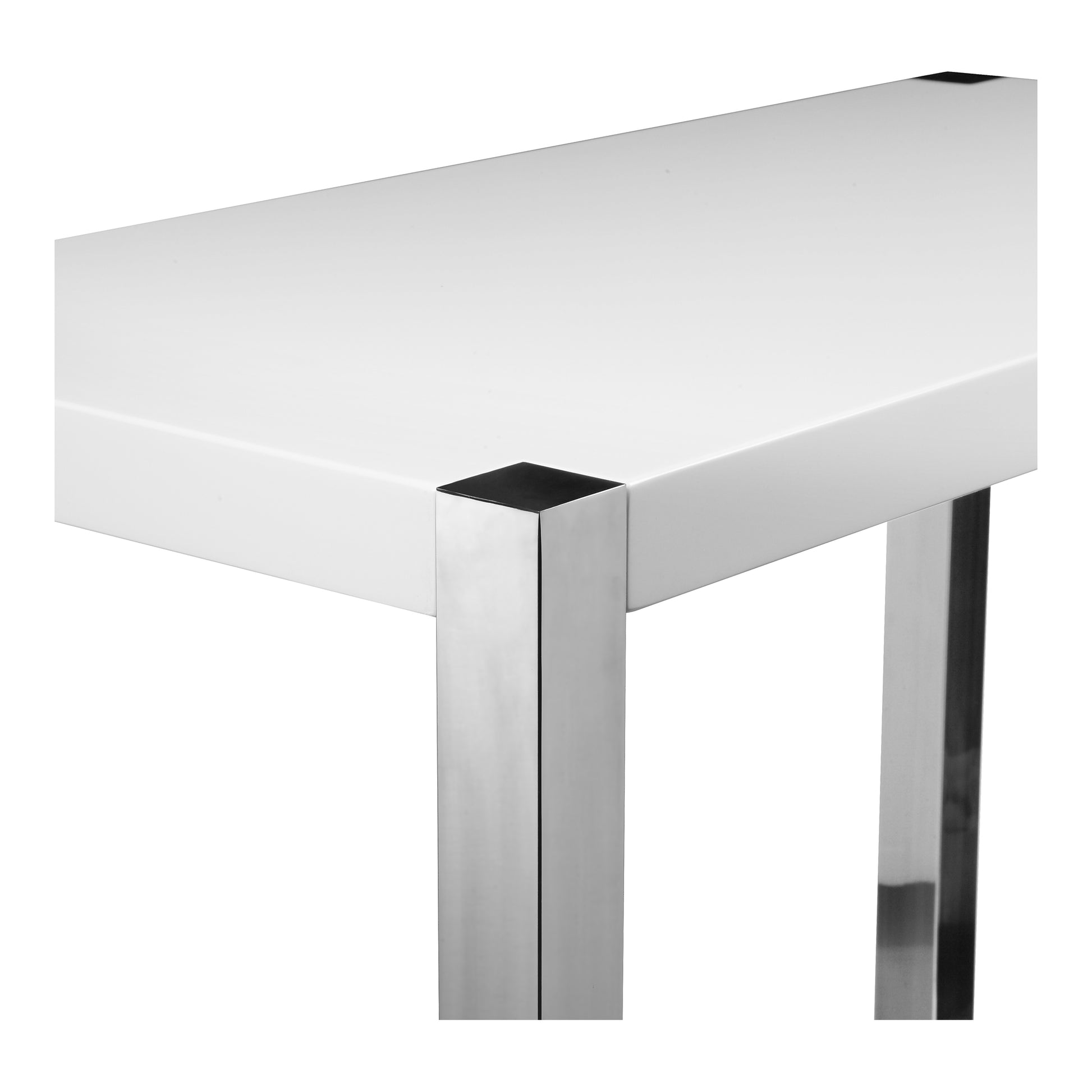 Moes Home Bar Tables Riva White Modern Furniture