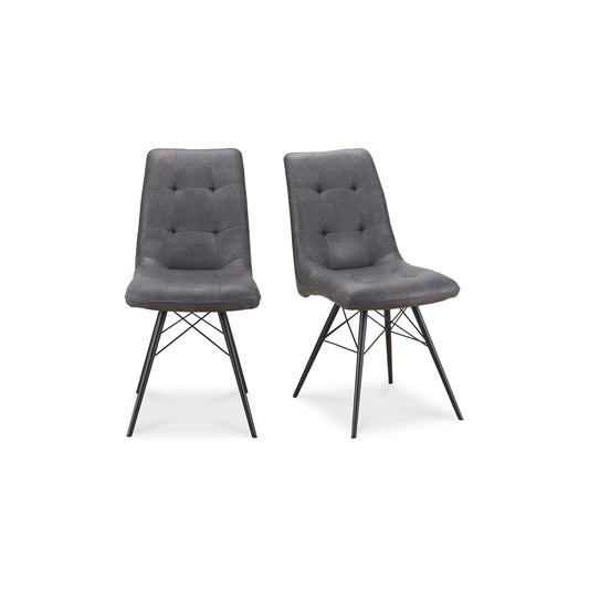 Moes Home Dining Chairs Morrison Grey Industrial Furniture