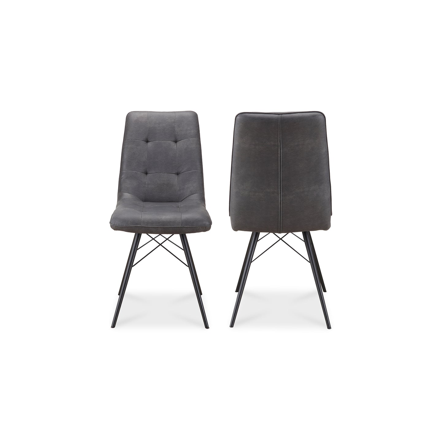 Moes Home Dining Chairs Morrison Grey Industrial Furniture