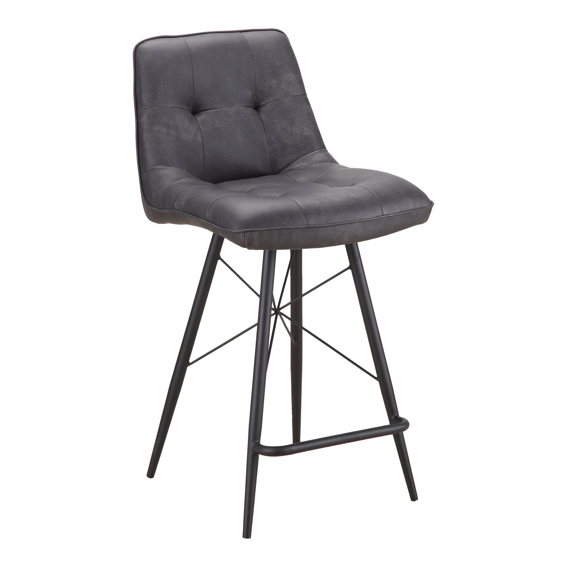 Moes Home Counter Stools Morrison Grey Industrial Furniture