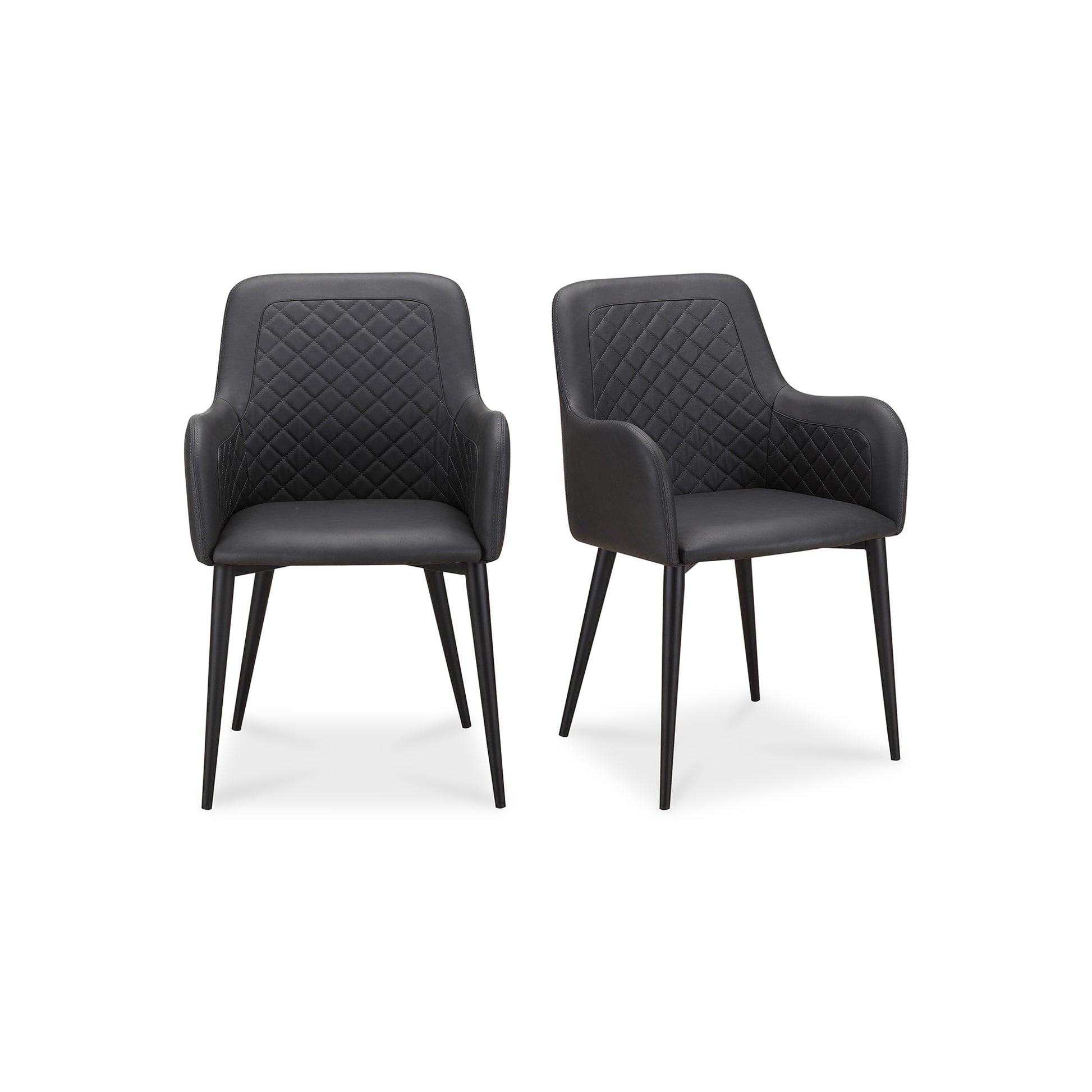 Moes Home Dining Chairs Cantata Black Contemporary Furniture