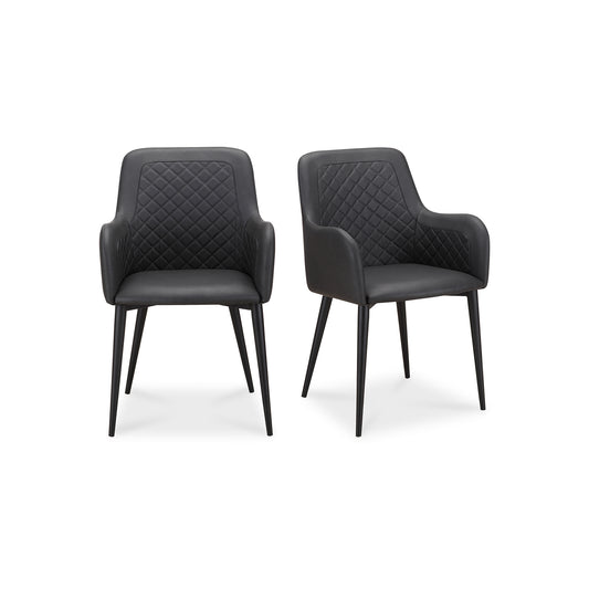 Moes Home Dining Chairs Cantata Black Contemporary Furniture