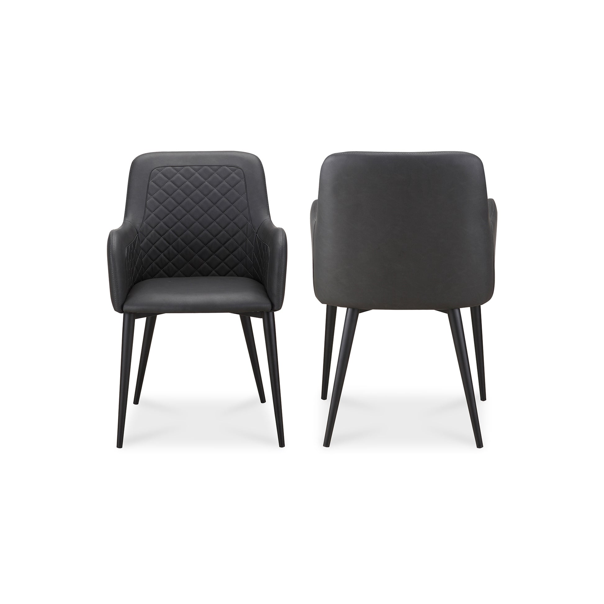 Moes Home Dining Chairs Cantata Black Contemporary Furniture