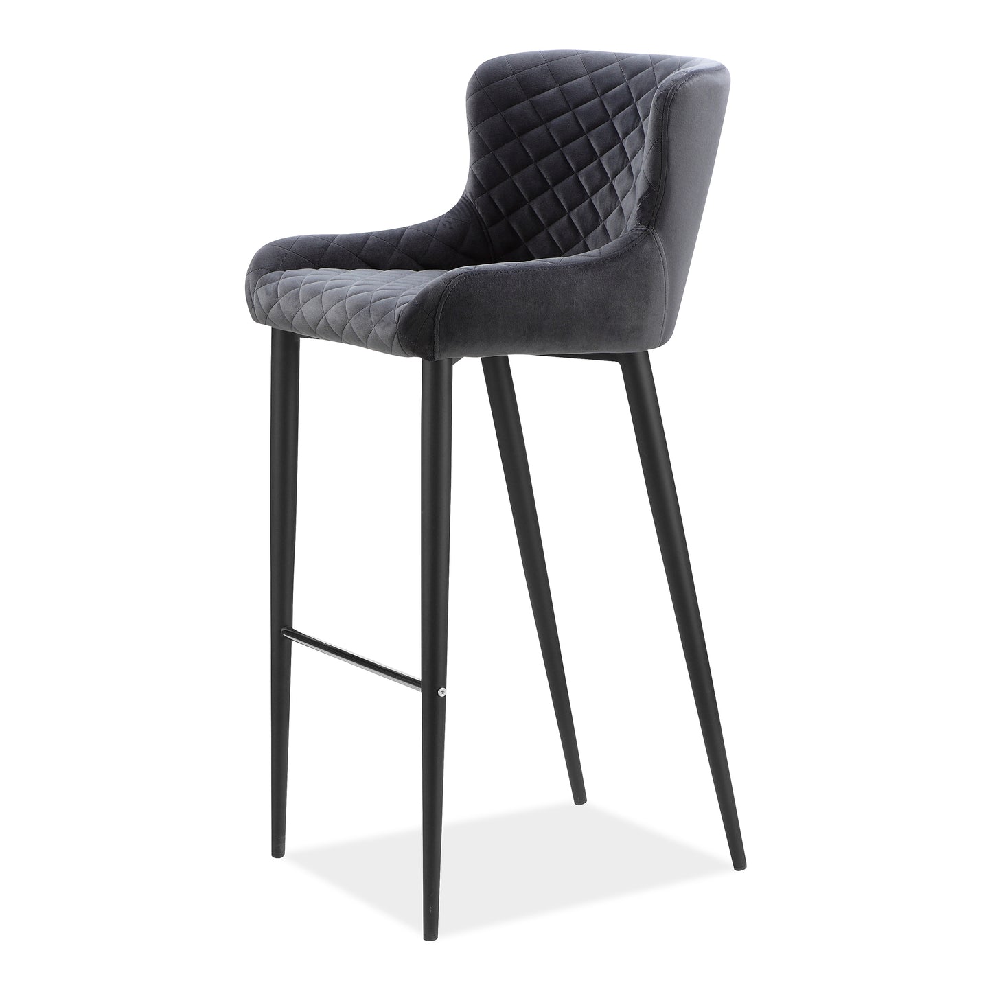 Moes Home Bar Stools Etta Grey Contemporary Furniture