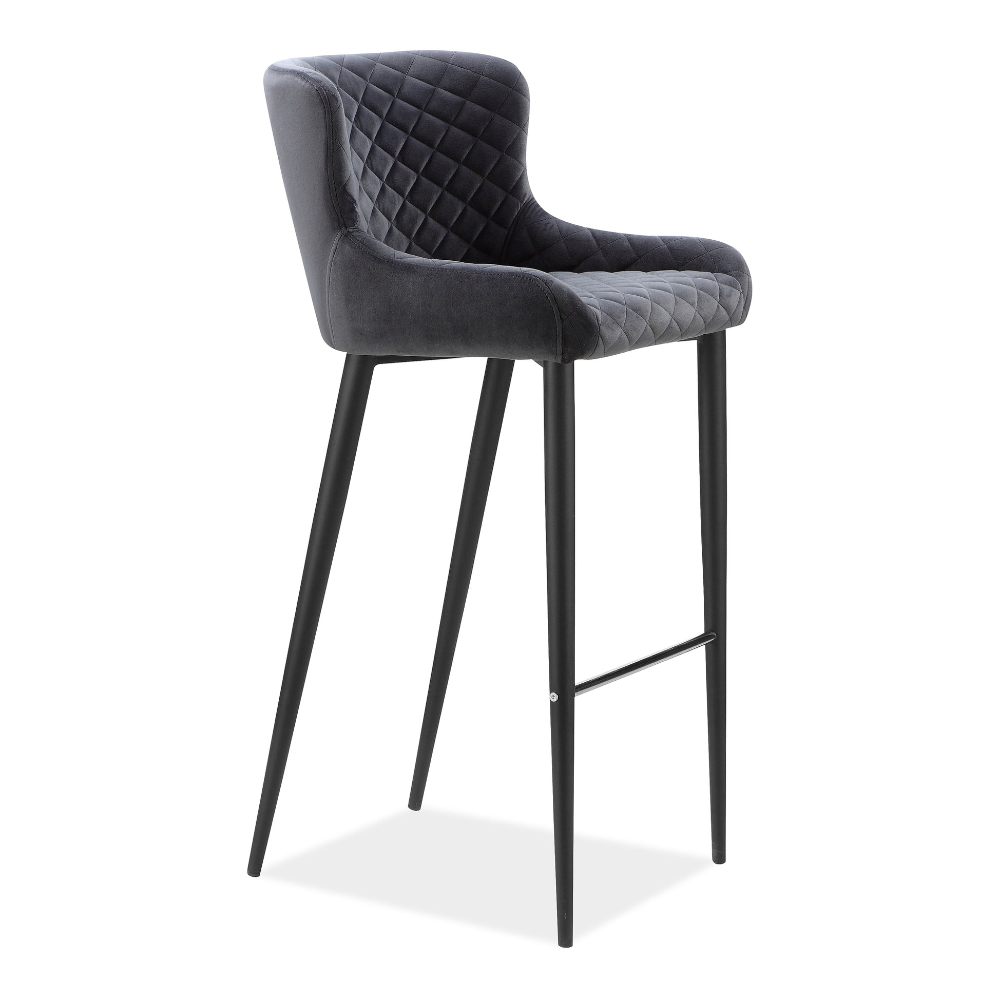 Moes Home Bar Stools Etta Grey Contemporary Furniture