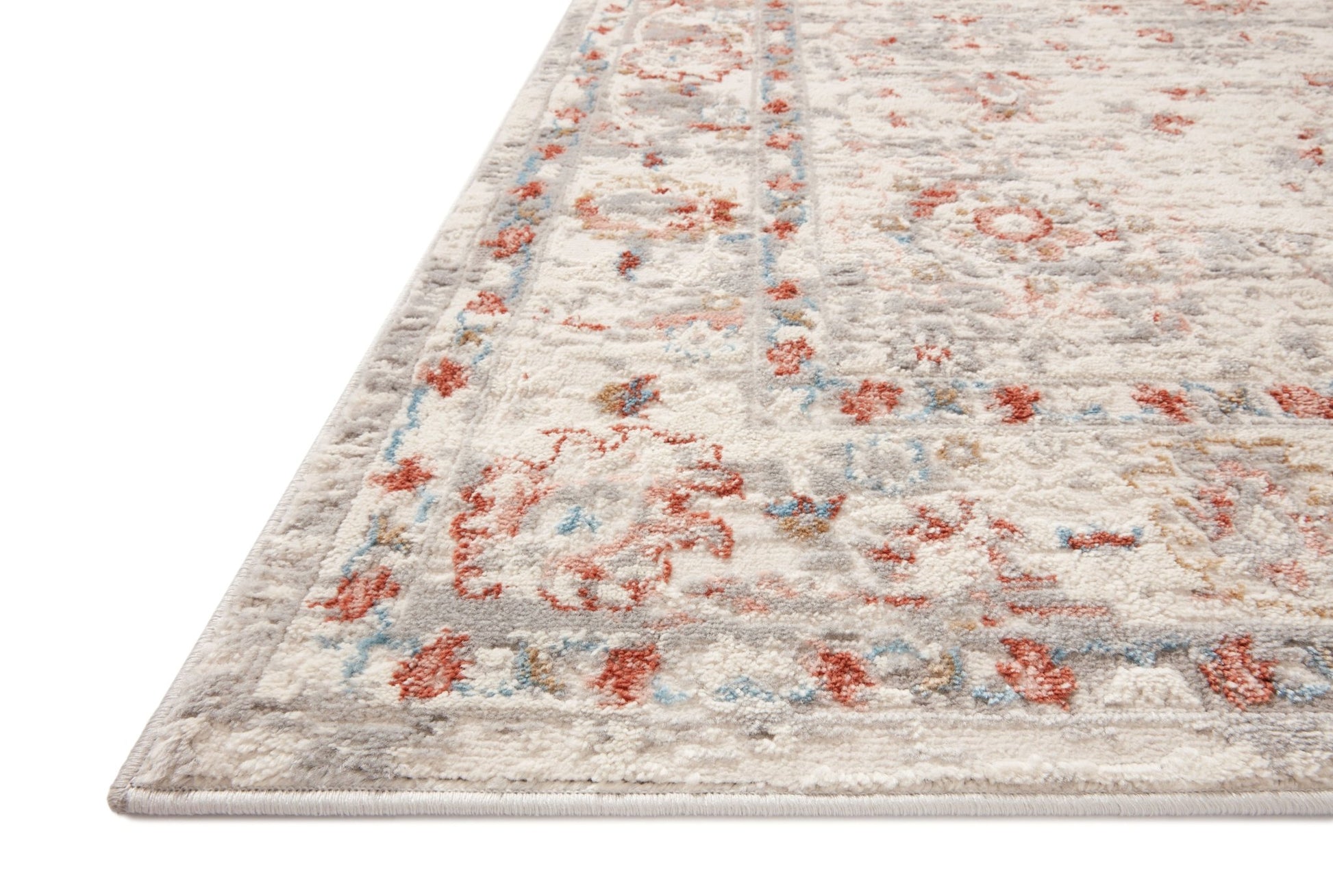 Loloi II Estelle EST - 01 Ivory Rust Transitional Power Loomed Rug - Rugs - Loloi II - Atlanta Designer Rugs