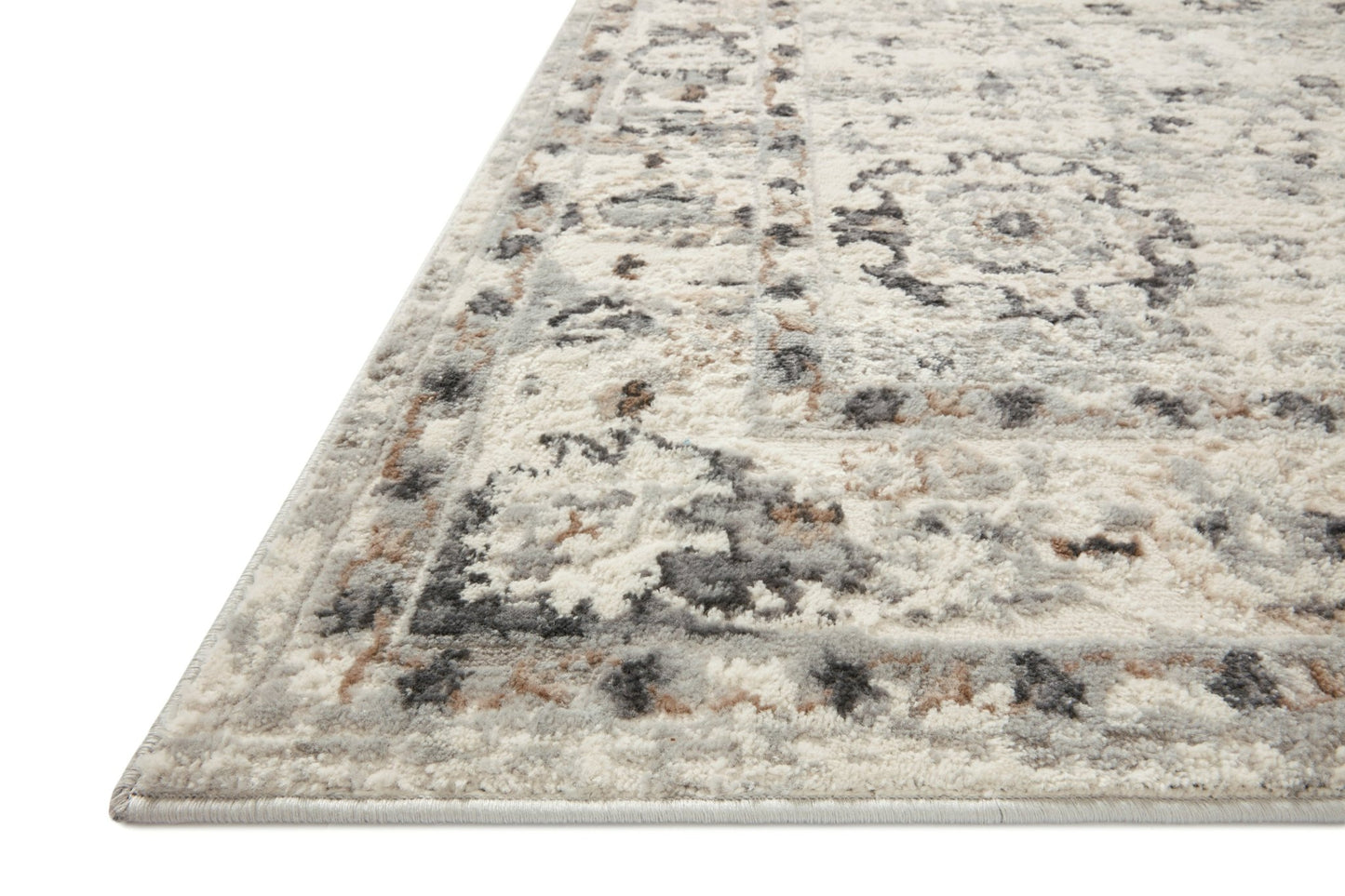 Loloi II Estelle EST - 01 Ivory Stone Transitional Power Loomed Rug - Rugs - Loloi II - Atlanta Designer Rugs