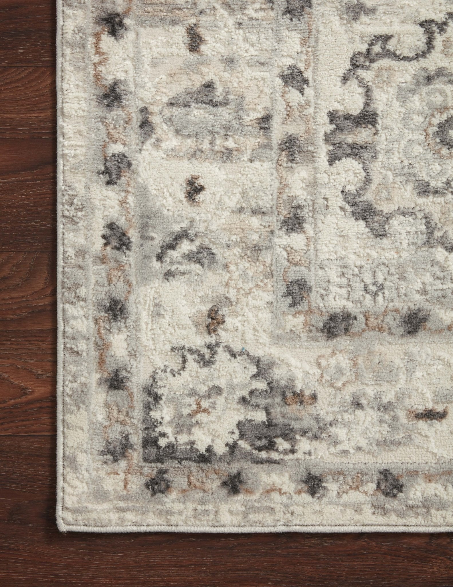 Loloi II Estelle EST - 01 Ivory Stone Transitional Power Loomed Rug - Rugs - Loloi II - Atlanta Designer Rugs