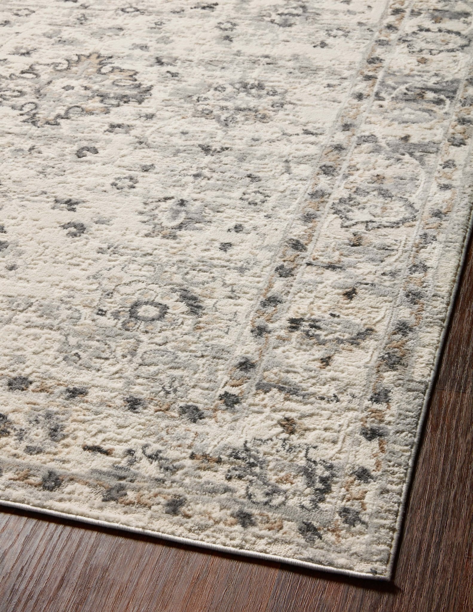 Loloi II Estelle EST - 01 Ivory Stone Transitional Power Loomed Rug - Rugs - Loloi II - Atlanta Designer Rugs