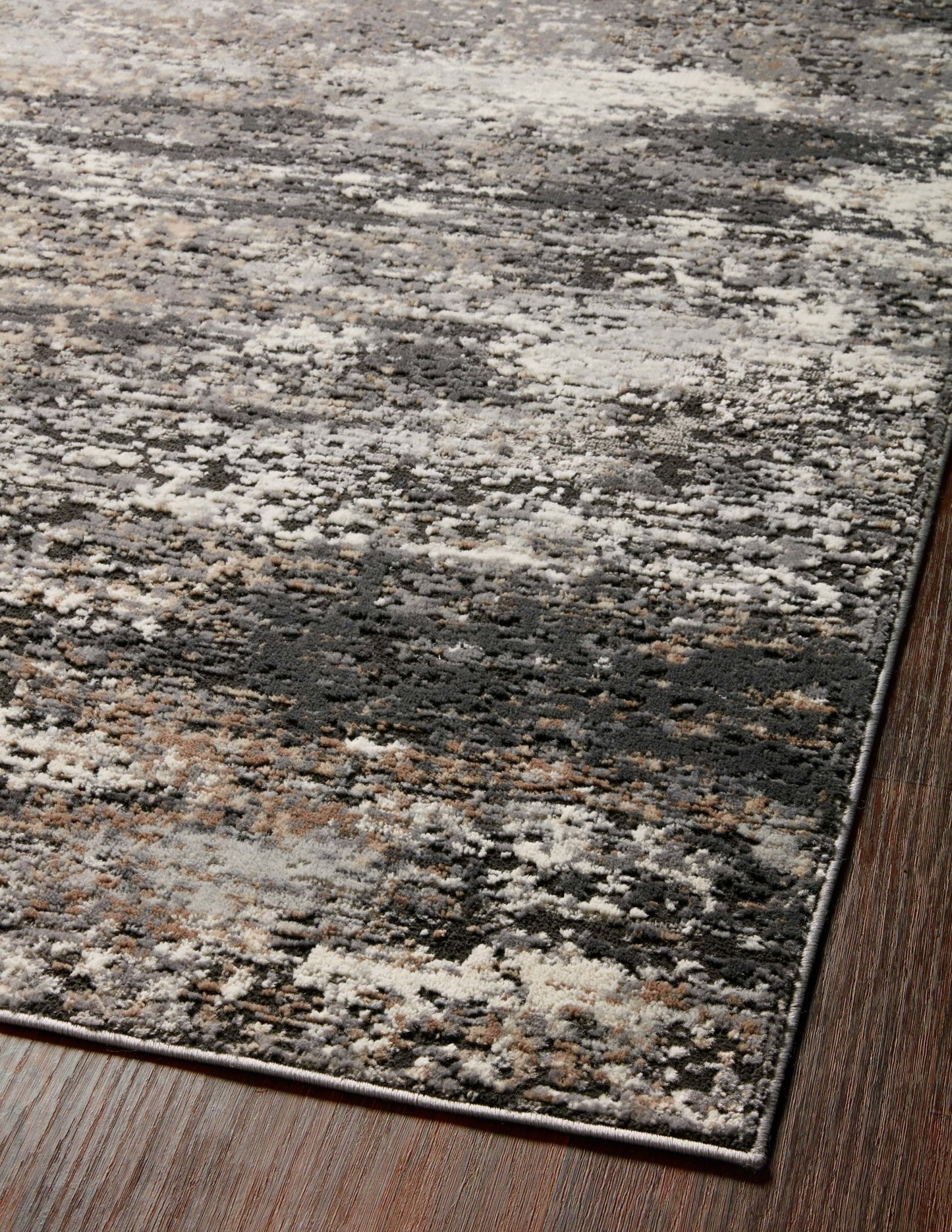 Loloi II Estelle EST - 03 Charcoal Granite Transitional Power Loomed Rug - Rugs - Loloi II - Atlanta Designer Rugs