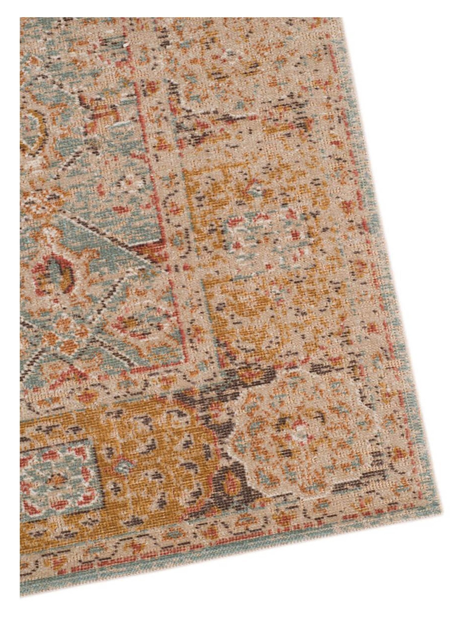 Limited Isabelle IR - 908 TEAL GOLD Traditional Machinemade Rug - Rugs - Limited - Atlanta Designer Rugs