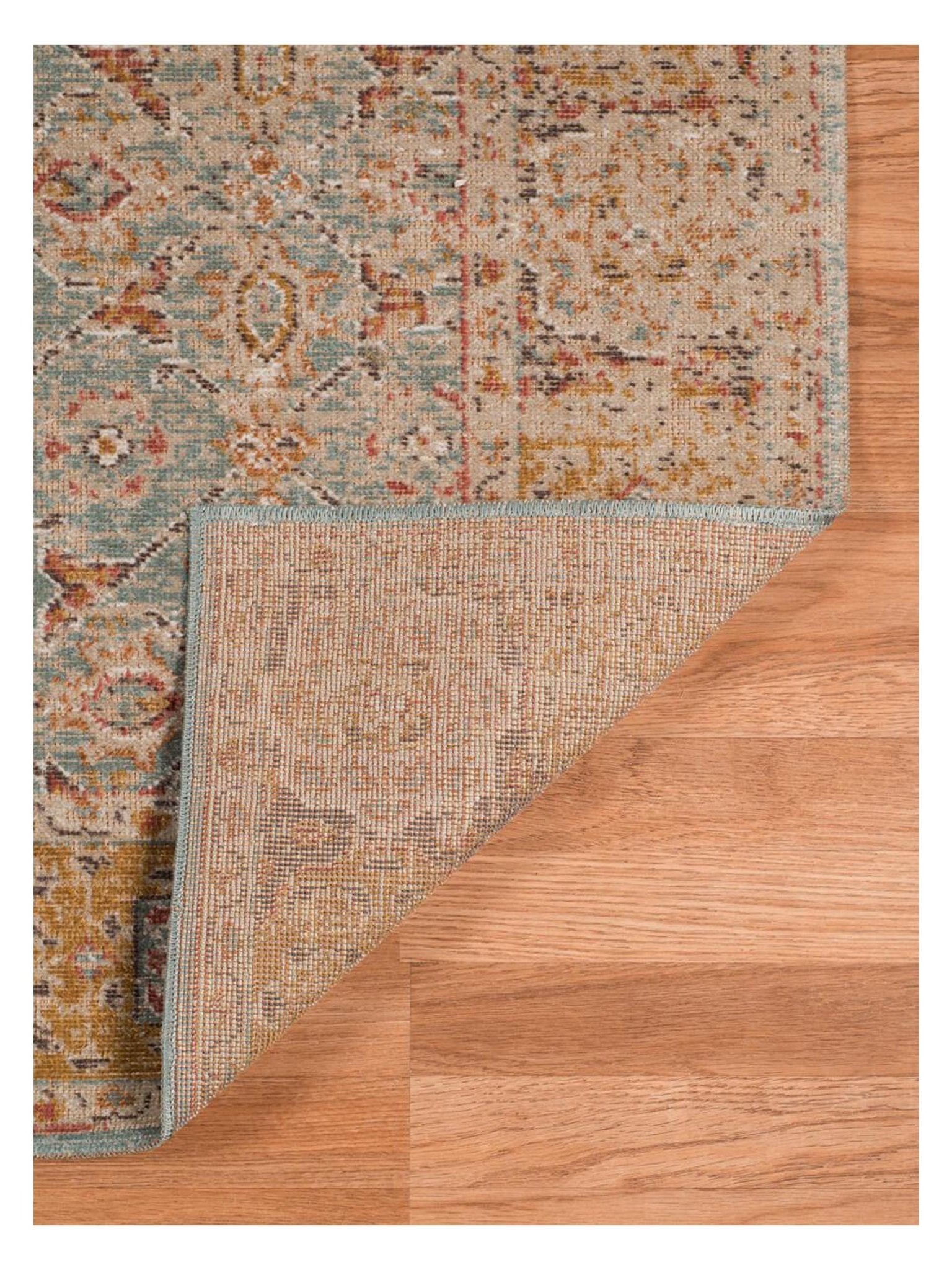 Limited Isabelle IR - 908 TEAL GOLD Traditional Machinemade Rug - Rugs - Limited - Atlanta Designer Rugs