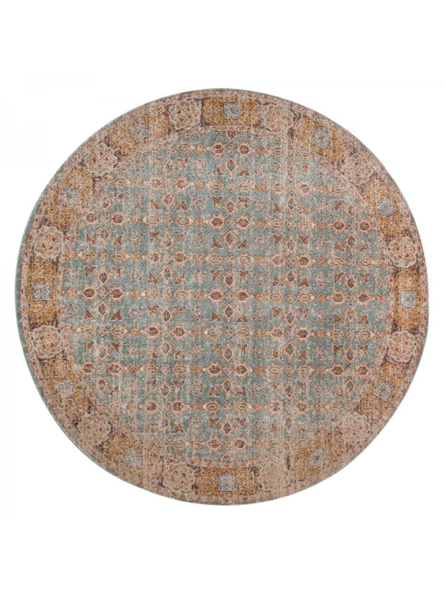 Limited Isabelle IR - 908 TEAL GOLD Traditional Machinemade Rug - Rugs - Limited - Atlanta Designer Rugs