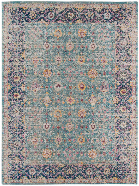 Limited Isabelle IR - 909 TURQUOISE BLUE Traditional Machinemade Rug - Rugs - Limited - Atlanta Designer Rugs