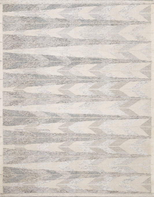 Loloi EVELINA EVE - 02 Pewter Silver Contemporary Hand Woven Rug - Rugs - Loloi - Atlanta Designer Rugs