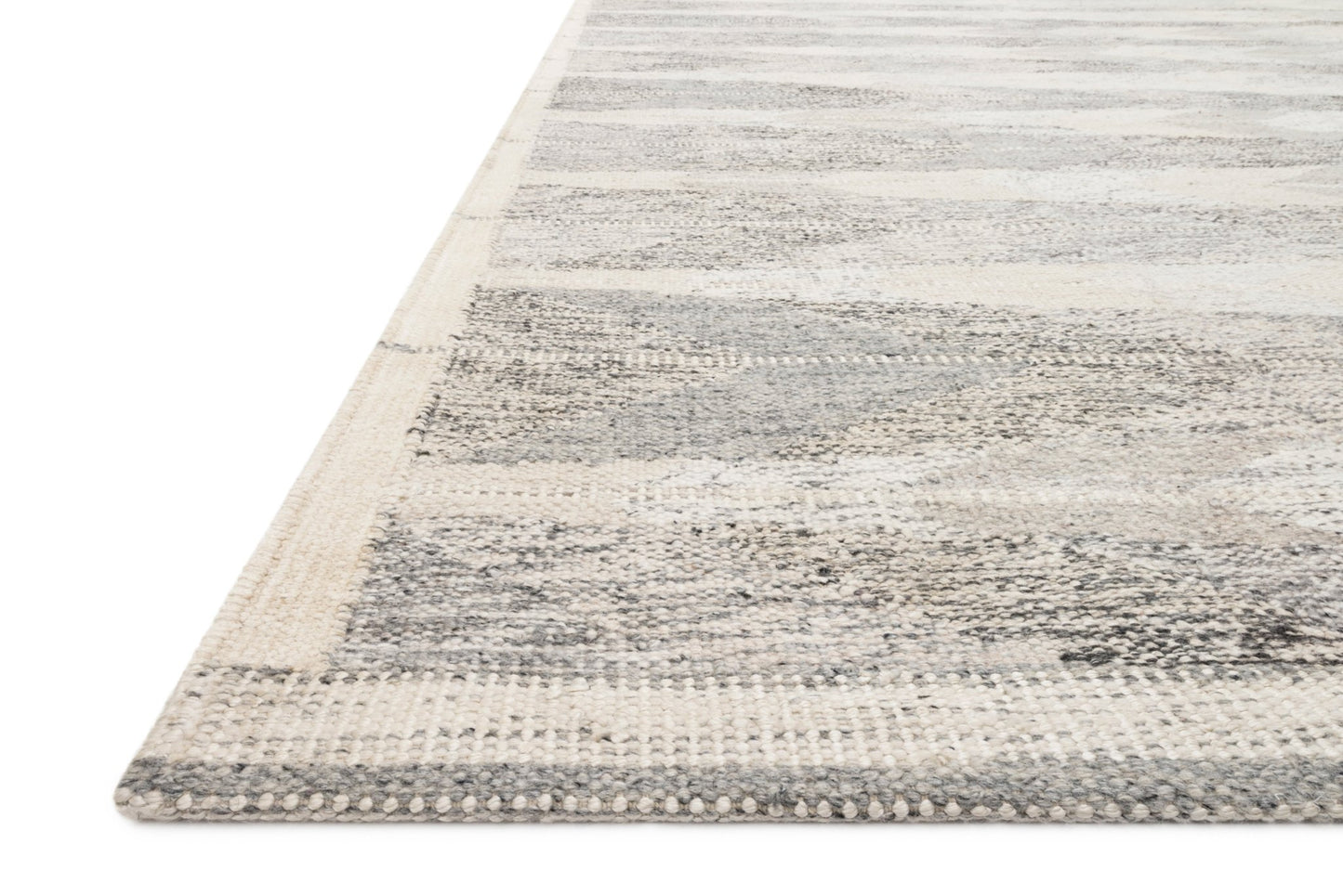 Loloi EVELINA EVE - 02 Pewter Silver Contemporary Hand Woven Rug - Rugs - Loloi - Atlanta Designer Rugs