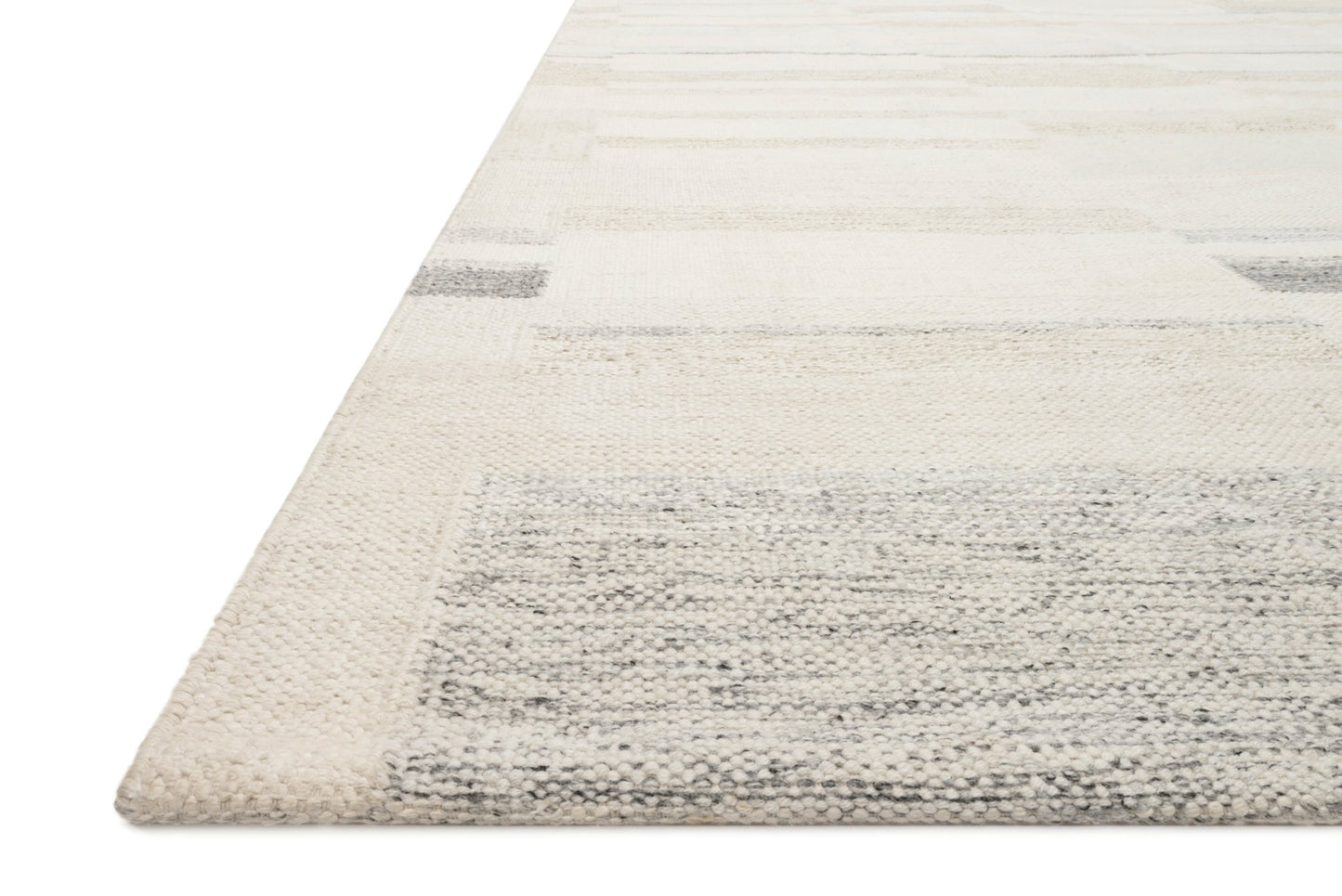 Loloi EVELINA EVE - 03 Ivory Beige Contemporary Hand Woven Rug - Rugs - Loloi - Atlanta Designer Rugs