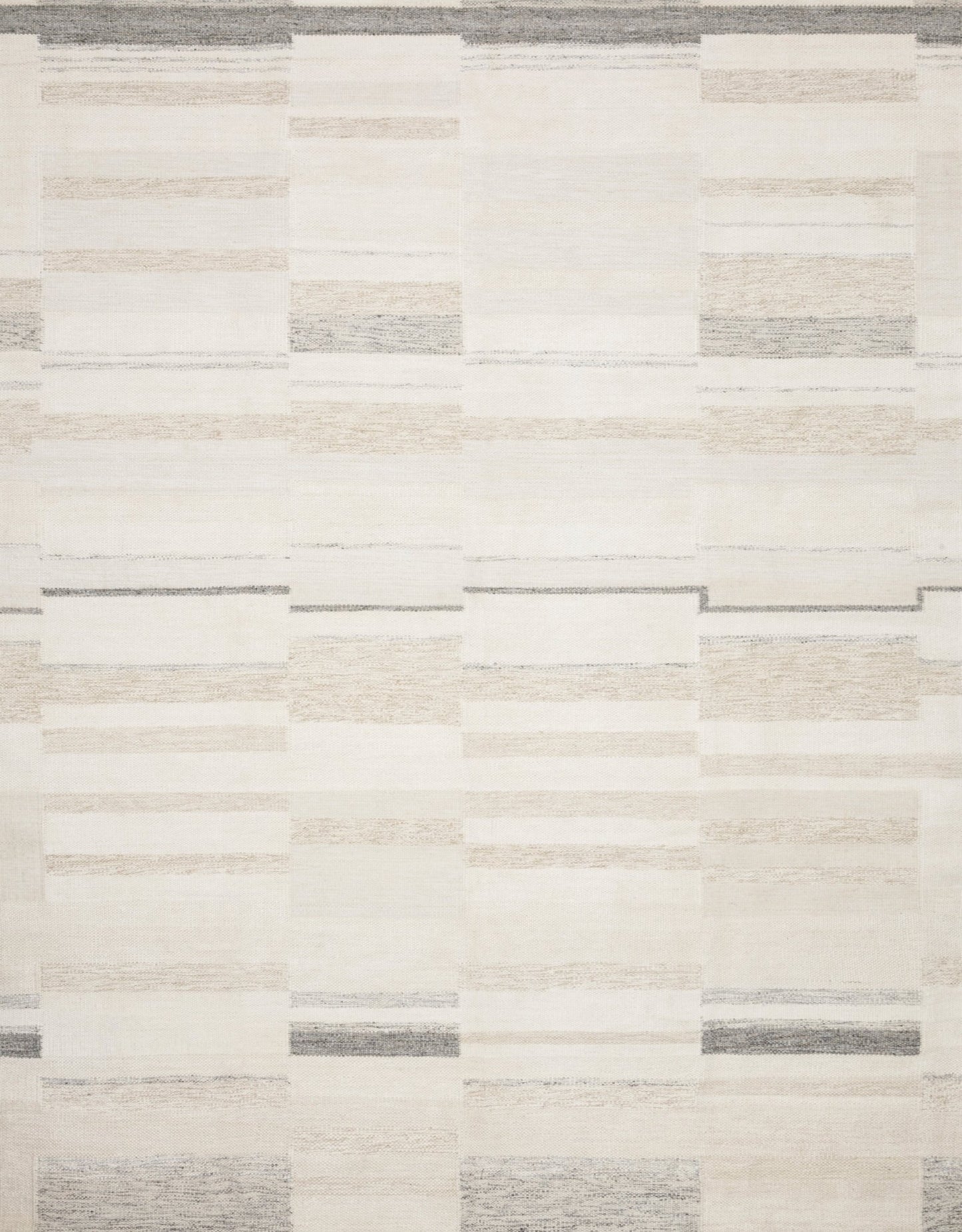 Loloi EVELINA EVE - 03 Ivory Beige Contemporary Hand Woven Rug - Rugs - Loloi - Atlanta Designer Rugs