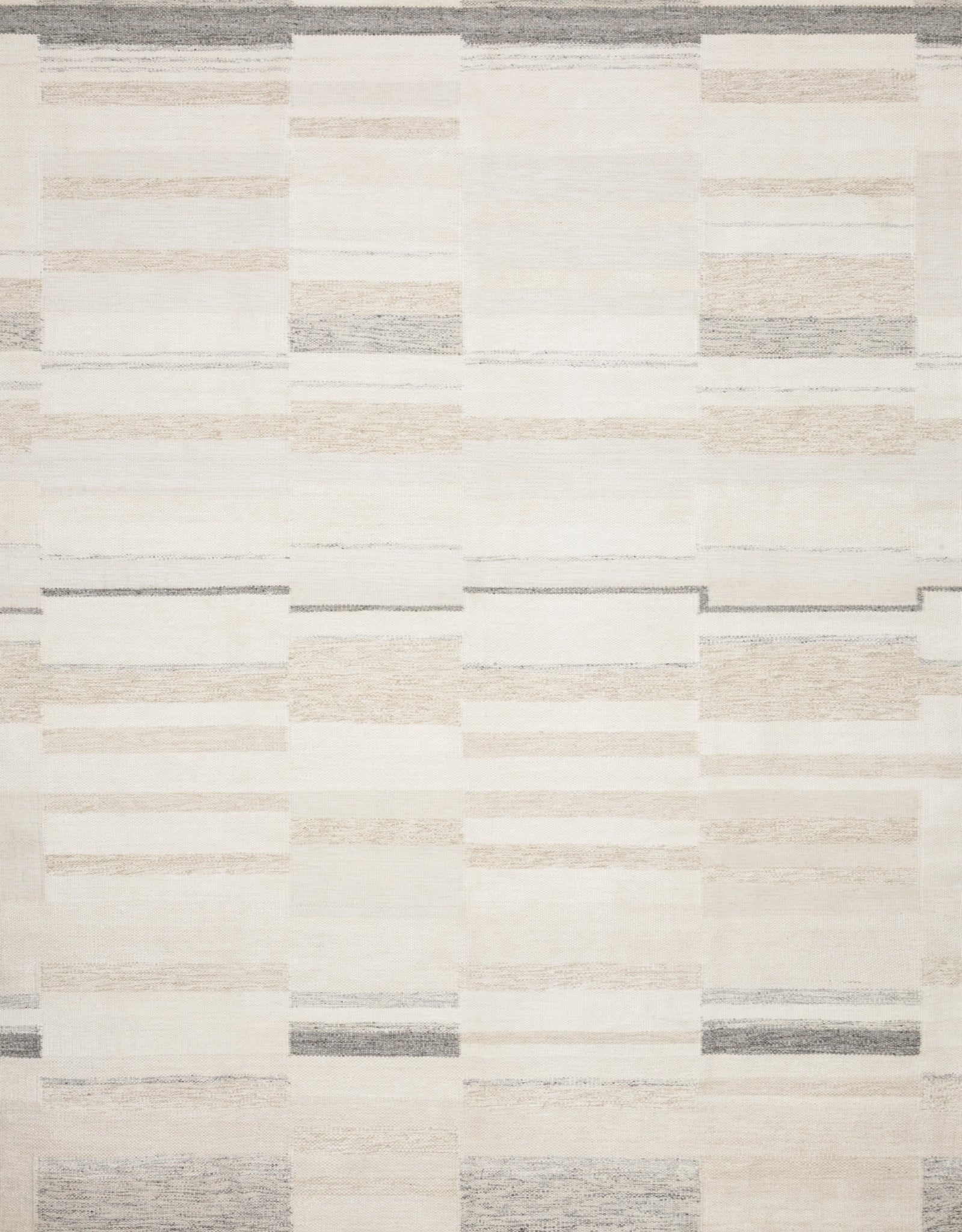 Loloi EVELINA EVE - 03 Ivory Beige Contemporary Hand Woven Rug - Rugs - Loloi - Atlanta Designer Rugs