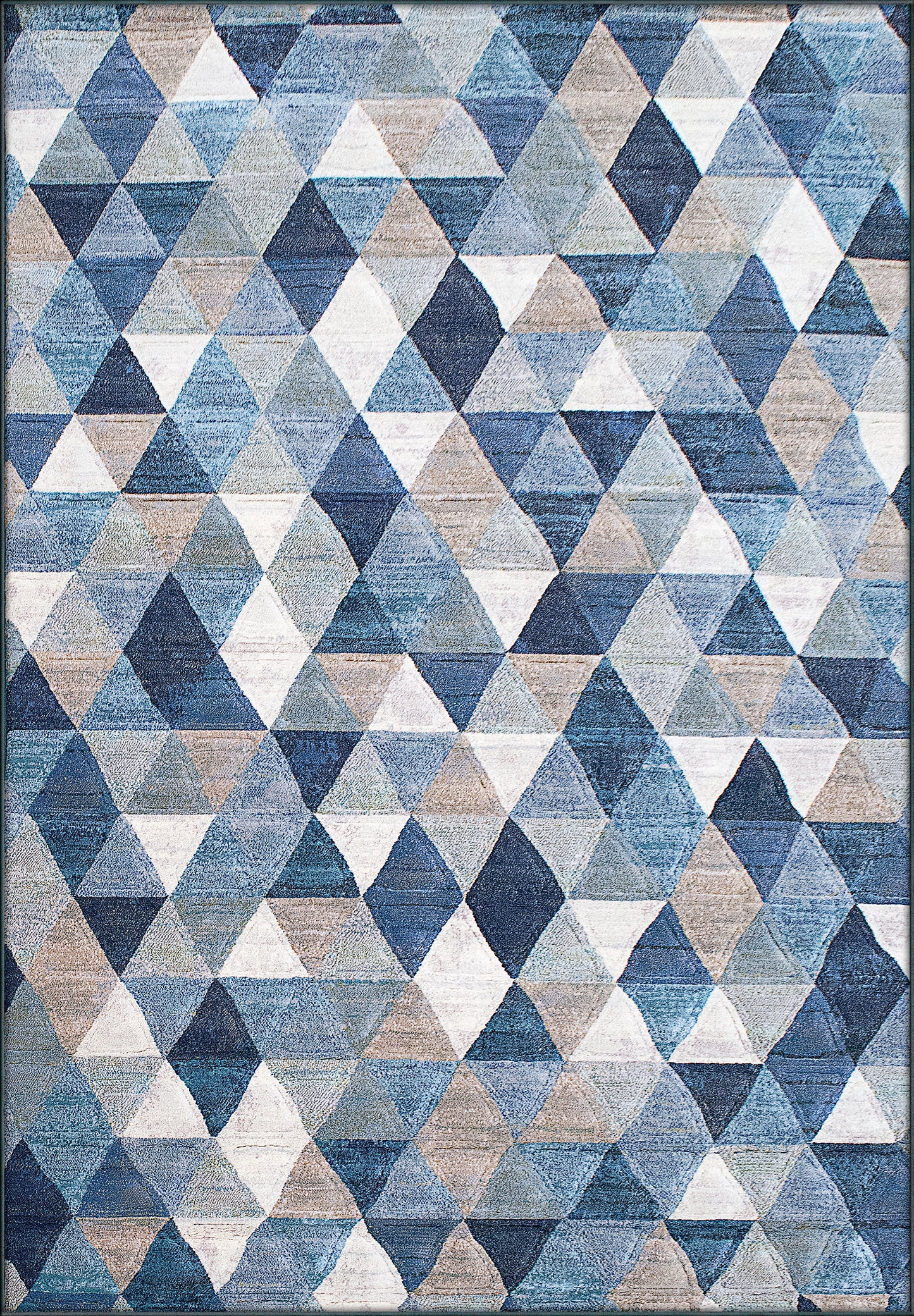 Dynamic Rugs Eclipse 63263 Blue Multi  Contemporary Machine-Made Rug